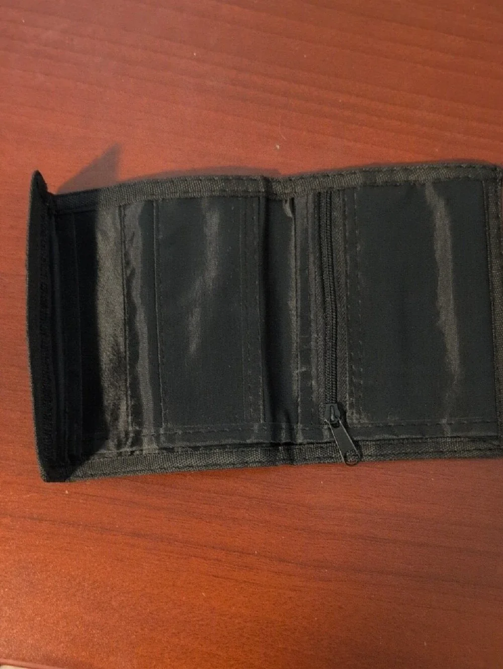 Men's Camouflage Trifold Wallet - Black/Grey/Brown Camo